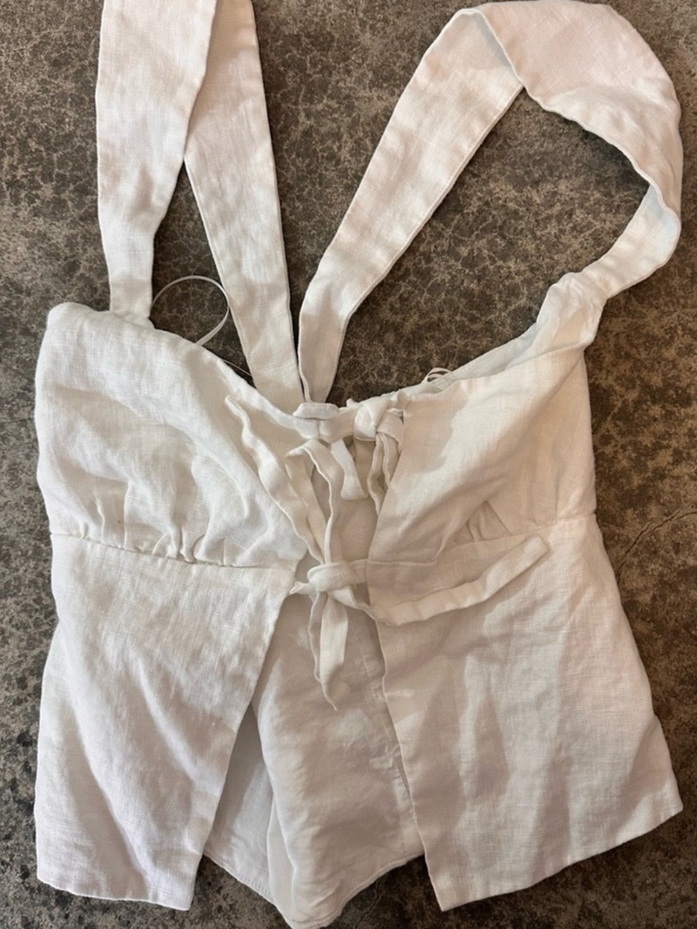 Reformation - Azalea Women’s Linen Top / Blouse - Picture 3 of 3